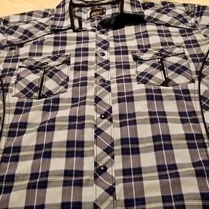 VARIOUS ARTISTS  WESTERN SNAP BUTTON SHIRT EXCELLENT COND.